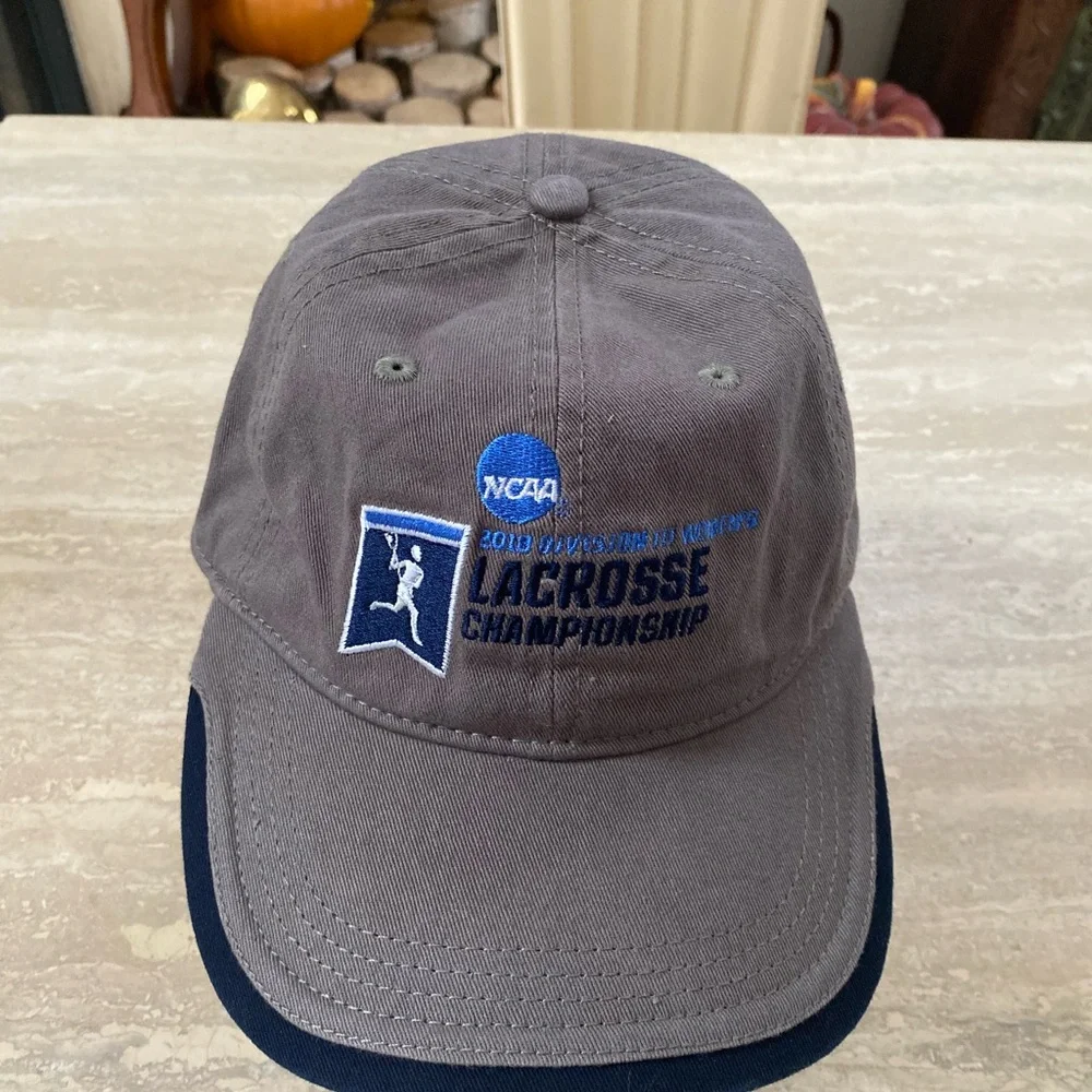 NCAA Gray and Blue Lacrosse Championship Cap